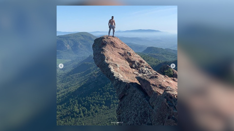 Miguel Ángel Silvestre, de excursión en Benicasim Miguel Ángel Silvestre, de excursión en Benicasim