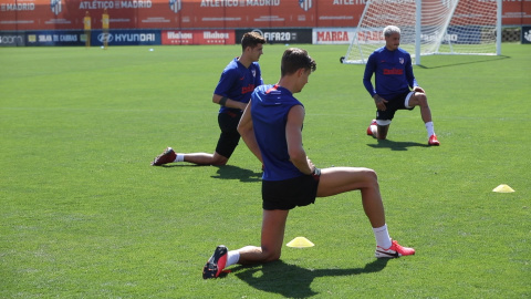 El Atlético de Madrid sigue preparándose para la vuelta de LaLiga Santander El Atlético de Madrid sigue preparándose para la vuelta de LaLiga Santander