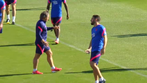 Simeone recupera a Lemar con la mente ya puesta en el Milan Simeone recupera a Lemar con la mente ya puesta en el Milan