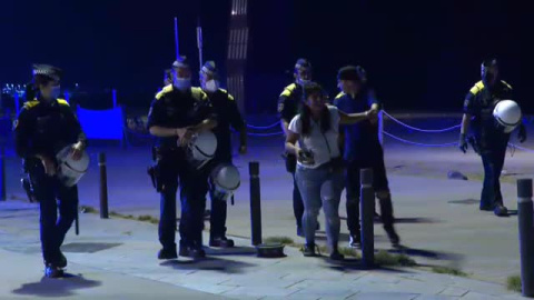 Noche sin incidentes en Barcelona Noche sin incidentes en Barcelona