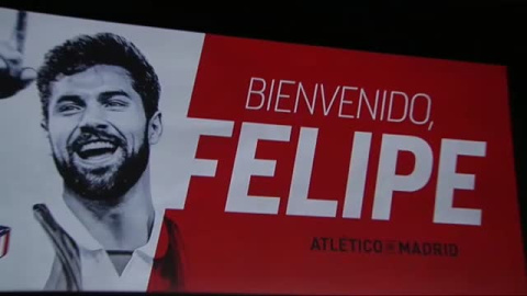 Presentación de Felipe Monteiro como jugador del Atlético de Madrid Presentación de Felipe Monteiro como jugador del Atlético de Madrid