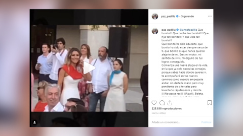 Anna Ferrer, la hija de Paz Padilla, se gradúa Anna Ferrer, la hija de Paz Padilla, se gradúa