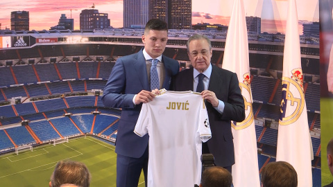 Luka Jovic, nuevo jugador del Real Madrid Luka Jovic, nuevo jugador del Real Madrid