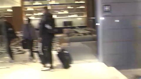 El Benfica llega al hotel de concentración en Barcelona El Benfica llega al hotel de concentración en Barcelona