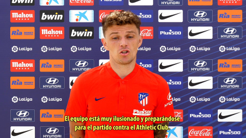 Trippier: "El equipo está ilusionado, es importante comenzar con fuerza" Trippier: "El equipo está ilusionado, es importante comenzar con fuerza"