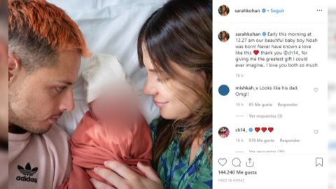 Chicharito y Sara Kohan presumen de bebé en redes sociales Chicharito y Sara Kohan presumen de bebé en redes sociales