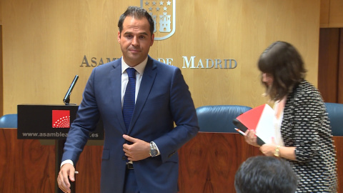 Aguado tras reunirse con PP y Vox Aguado tras reunirse con PP y Vox