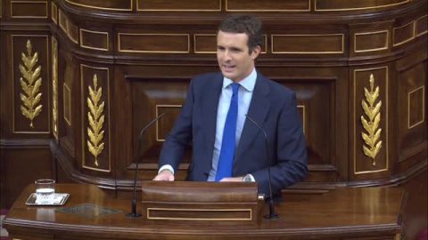 Casado: "Señor Sánchez, dos horas de discurso para no decir nada" Casado: "Señor Sánchez, dos horas de discurso para no decir nada"