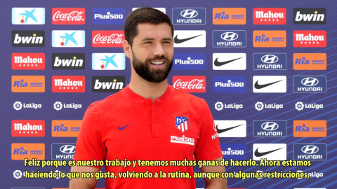 Felipe: "Desde que volvimos estamos entrenando duro" Felipe: "Desde que volvimos estamos entrenando duro"