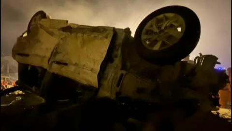 Se elevan a 19 los muertos tras la explosión de un camión cisterna en el este de China Se elevan a 19 los muertos tras la explosión de un camión cisterna en el este de China