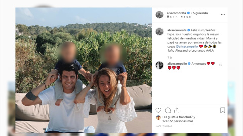 Alice Campello y Morata celebran el primer cumpleaños de sus hijos Alice Campello y Morata celebran el primer cumpleaños de sus hijos