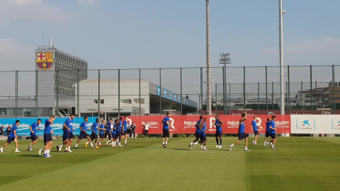 El Barça realiza el primer entrenamiento de la pretemporada El Barça realiza el primer entrenamiento de la pretemporada