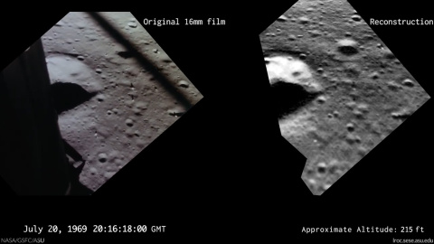 La NASA vuelve a filmar lo que Aldrin vió cuando llegaba la Luna La NASA vuelve a filmar lo que Aldrin vió cuando llegaba la Luna