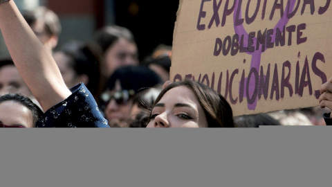 Protestas contra sentencias de los tribunales de Justicia.- EFE Protestas contra sentencias de los tribunales de Justicia.- EFE