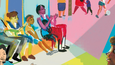 Fragmento de la ilustración de Nuria Frago Ilustración de Nuria Frago