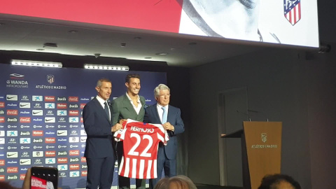 Mario Hermoso ya viste la camiseta del Atlético de Madrid Mario Hermoso ya viste la camiseta del Atlético de Madrid