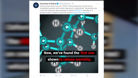 La dexametasona, en el punto de mira contra el Covid-19 La dexametasona, en el punto de mira contra el Covid-19