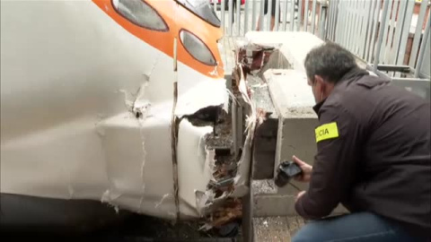 Accidente de tren en Mataró Accidente de tren en Mataró