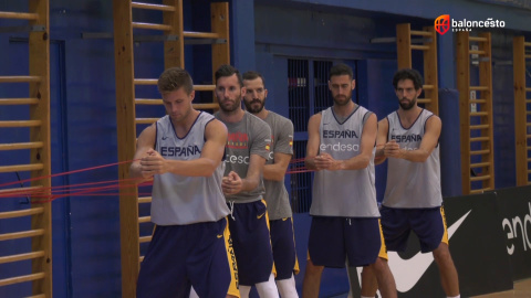 La selección española de baloncesto inicia su preparación La selección española de baloncesto inicia su preparación