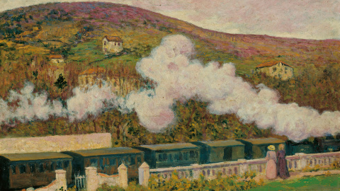  El paso del tren - Darío de Regoyos