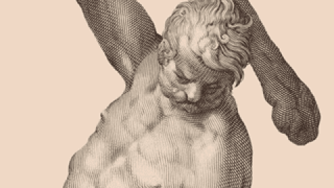 Fullwidth-960x320_M. Corrales2 Ilustración: ‘Hércules mata a la Hidra de Lerna’, reproducción en grabado
de una pieza de escultura de Adriaen de Vries (ca. 1633 - 1679)