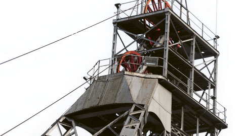 Castillete del Pozu Tres Amigos, Mieres.- DAVID AGUILAR SÁNCHEZ Castillete del Pozu Tres Amigos, Mieres.- DAVID AGUILAR SÁNCHEZ