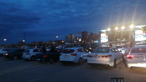 Madrid debuta con el primer concierto en autocine en España Madrid debuta con el primer concierto en autocine en España