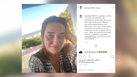 Las vacaciones más esperadas para Toñi Moreno Las vacaciones más esperadas para Toñi Moreno