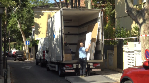 Vicky Martín Berrocal inicia la mudanza hacia su nuevo hogar Vicky Martín Berrocal inicia la mudanza hacia su nuevo hogar