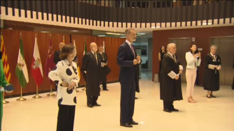 El rey preside los actos por el 40 aniversario del Tribunal Constitucional El rey preside los actos por el 40 aniversario del Tribunal Constitucional