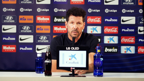 Simeone: "No analizo tantas situaciones que se ven por la tele" Simeone: "No analizo tantas situaciones que se ven por la tele"