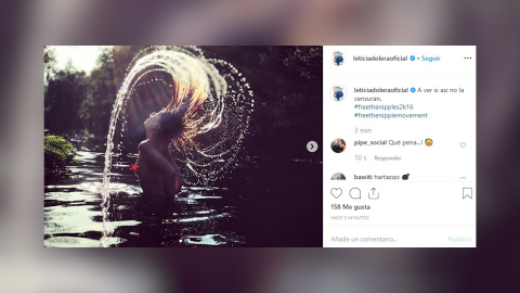 Leticia Dolera es censurada en Instagram Leticia Dolera es censurada en Instagram