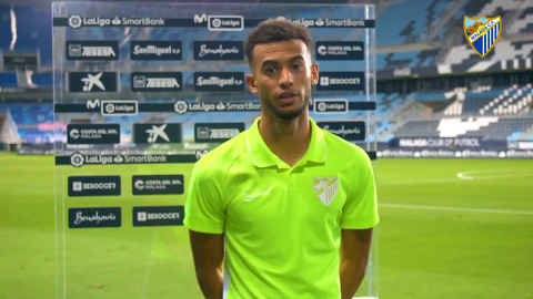 Hicham, "contento" por el gol frente al RC Deportivo Hicham, "contento" por el gol frente al RC Deportivo