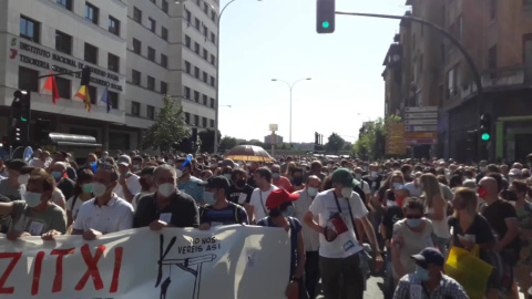 Manifestación contra el cierre de Siemens-Gamesa en Aoiz Manifestación contra el cierre de Siemens-Gamesa en Aoiz