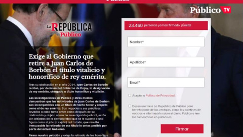 ¿República o monarquía? Firma y exige un referéndum ahora ¿República o monarquía? Firma y exige un referéndum ahora