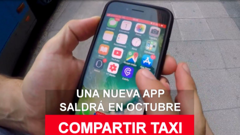 Crean una app para compartir taxi: ¿se está 'uberizando' el sector? Crean una app para compartir taxi: ¿se está 'uberizando' el sector?