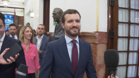 Casado: "Es inaceptable y estamos todos indignados" Casado: "Es inaceptable y estamos todos indignados"