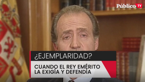 Juan Carlos I: "La justicia es igual para todos" Juan Carlos I: "La justicia es igual para todos"
