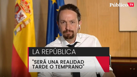 Pablo Iglesias: "Tarde o temprano los jóvenes impulsarán una república en España" Pablo Iglesias: "Tarde o temprano los jóvenes impulsarán una república en España"