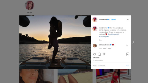 Sonia Ferrer confirma públicamente su relación con Pablo Nieto Sonia Ferrer confirma públicamente su relación con Pablo Nieto