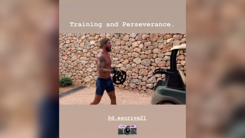 Sergio Ramos no descansa ni en vacaciones Sergio Ramos no descansa ni en vacaciones