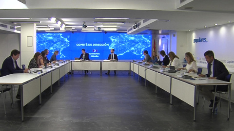 Pablo Casado preside el Comité de Dirección del PP Pablo Casado preside el Comité de Dirección del PP
