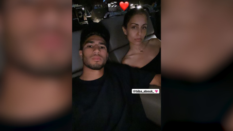 Hiba Abouk y Achraf Hakimi disfrutan de la vuelta a los cines Hiba Abouk y Achraf Hakimi disfrutan de la vuelta a los cines