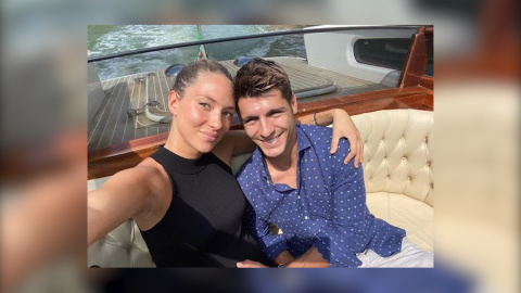 Morata y Alice Campello disfrutan de Venecia Morata y Alice Campello disfrutan de Venecia
