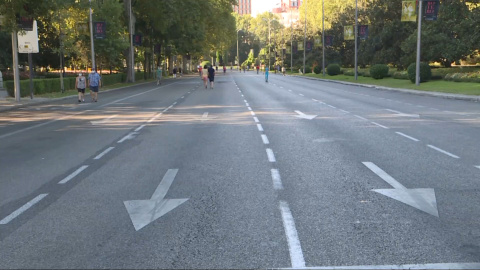 Madrid vuelve a peatonalizar algunas calles como es el Paseo del Prado Madrid vuelve a peatonalizar algunas calles como es el Paseo del Prado