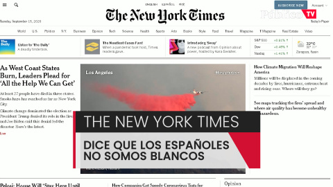 Según 'The New York Times', los españoles no somos blancos Según 'The New York Times', los españoles no somos blancos