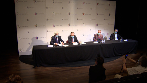 Rueda de prensa del Teatro Real en Madrid Rueda de prensa del Teatro Real en Madrid