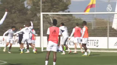 El Real Madrid prepara su encuentro contra el Rayo Vallecano El Real Madrid prepara su encuentro contra el Rayo Vallecano
