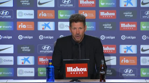 Simeone: "Soy un agradecido al aficionado del Atlético de Madrid de por vida" Simeone: "Soy un agradecido al aficionado del Atlético de Madrid de por vida"