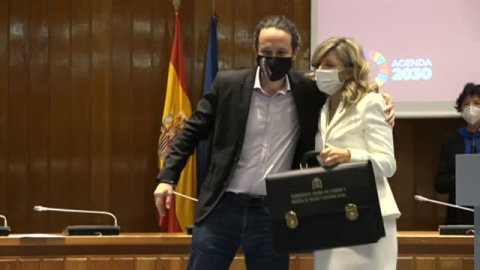 Yolanda Díaz: "Si vosotras queréis, yo estoy dispuesta" Yolanda Díaz: "Si vosotras queréis, yo estoy dispuesta"